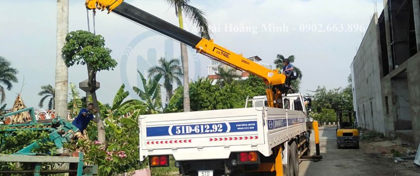 Cho thuê xe cẩu tải huyện Vĩnh Hưng