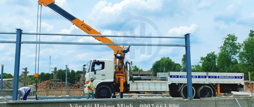 Cho thuê xe cẩu tải huyện Cần Đước