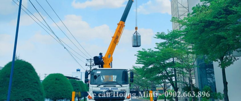 Dịch vụ xe cẩu KCN Tân Thành uy tín