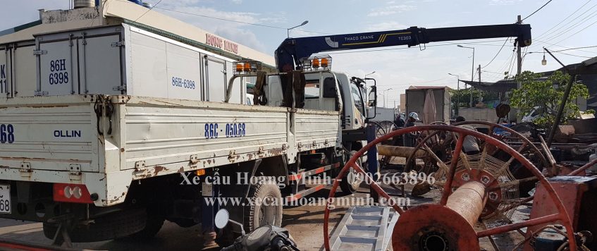 Cho thuê xe cẩu tải huyện Tân Thạnh