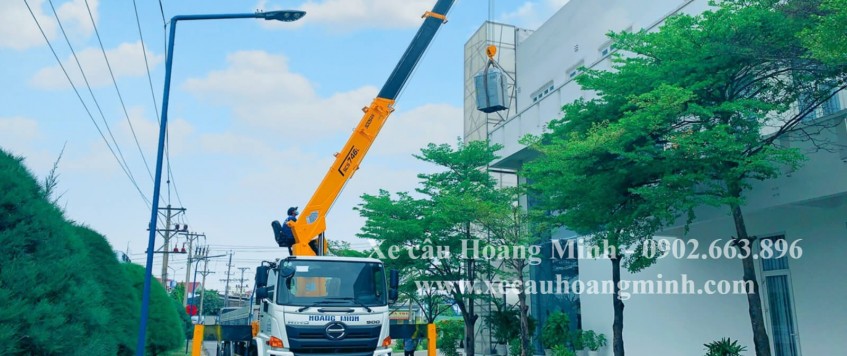 Dịch vụ xe cẩu tải KCN Long Đức uy tín
