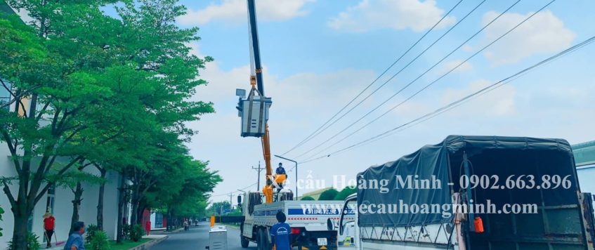 Cho thuê xe cẩu tải phú giáo uy tín